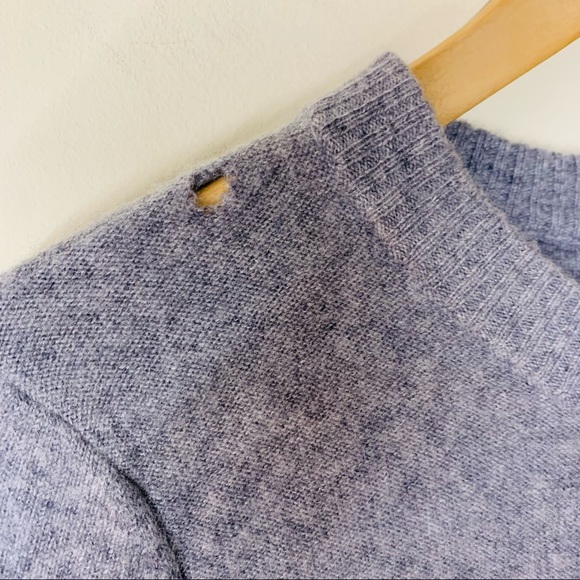 Magaschoni Cashmere Cardigan Sweater Grey size S *flawed* - Picture 10 of 12